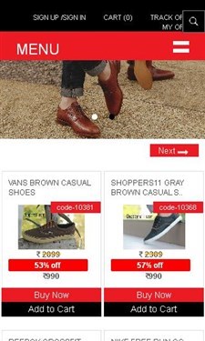 screenshot of shoppers11.com